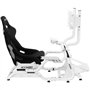 Support Simracing & Flightsim - OPLITE - Pour cockpit GTR S8 Full Force - Blanc - Compatible frein a main, boîte de vitesse, joy