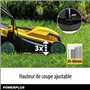 Tondeuse a gazon électrique - POWERPLUS - POWEG62203 - 1000 W - 320 mm Ø - Avec ramassage et éjection arriere