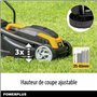 Tondeuse a gazon et Coupe-Bordure électrique - POWERPLUS - POWXG62205T- Tondeuse 1300 W & 32 mm Ø - Coupe-Bordures 250 W & 220 m