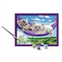 CreArt Kids 18x24cm Chatons dans le hamac, Kit de peinture par numéros Numéro d'Art, Des 9 ans, 25828, Ravensburger