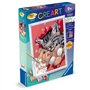 CreArt Kids 18x24cm Chaton et son nounours, Kit de peinture par numéros Numéro d'Art, Des 9 ans, 25838, Ravensburger