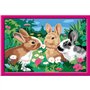 CreArt Kids 31x21cm Lapins dans le pré, Kit de peinture par numéros Numéro d'Art, Des 9 ans, 25847, Ravensburger