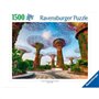 Puzzle 1500 pieces Jardin de la baie de Singapour, des 14 ans, Puzzle de qualité supérieure, Singapour, 12001396, Ravensburger