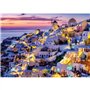 Puzzle 1500 pieces Coucher de soleil sur Santorin, Adultes et enfants des 14 ans, Collection Évasion, 12001532, Nathan