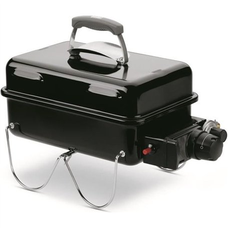 Barbecue a gaz - WEBER - Go-Anywhere - Cuve et couvercle en acier émaillé - Brûleur inox