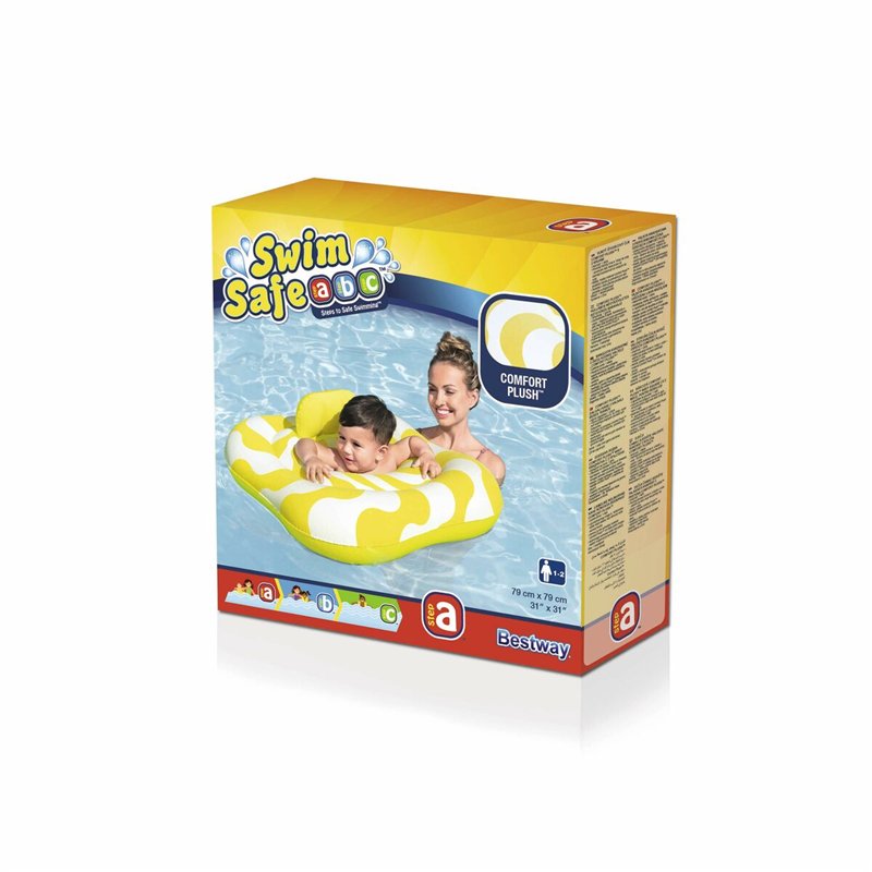 Image secondaire de Bestway Flotteur Gonflable 2 Anneaux Siège Bébé 79x79 cm 1 à 2 Ans Jardin, Piscine 32298