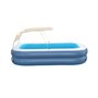 Bestway Piscine Gonflable 2 Chambres Rectangulaire avec Auvent 254x178x140 cm +6 Ans