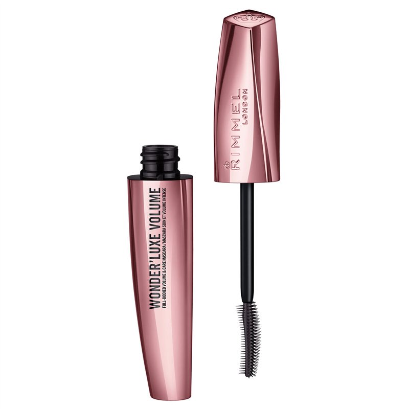 Image secondaire de Mascara pour les cils effet volume Rimmel London Wonder'Luxe Noir Nº 001