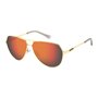 Lunettes de soleil Homme Polaroid PLD-2145-G-S-X-J5G Doré Ø 62 mm