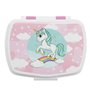 Boîte à lunch Stor Rose polypropylène Licorne Rectangulaire