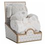 Coffret Bébé Coralina Jouet Peluche Couverture Chien 100 x 75 cm