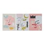 Cadre DKD Home Decor Face Toile Abstrait (30 x 1,8 x 40 cm)