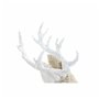Décorations de Noël DKD Home Decor Beige Polyester Blanc polystyrène Renne (9 x 24 x 33 cm)