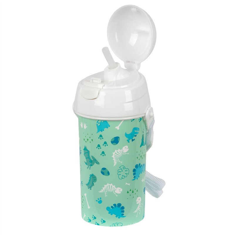 Image secondaire de Bouteille d'eau Safta Dino Vert PVC 500 ml