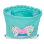 Sac à dos serré par des ficelles Peppa Pig Pretty flowers Jaune Menthe 26 x 34 x 1 cm