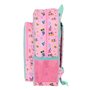 Cartable SuperKitties Rose Turquoise 26 x 34 x 11 cm