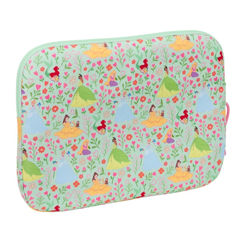Image secondaire de Housse d'ordinateur portable Disney Princess Bloom Vert Rose 15,6'' 39,5 x 27,5 x 3,5 cm