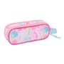 Trousse Fourre-Tout Double Barbie Painterly Rose Bleu ciel 21 x 8 x 6 cm