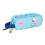 Trousse Fourre-Tout Double Snoopy Love Bleu clair 21 x 8 x 6 cm