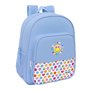 Cartable Smiley Joyful Bleu Multicouleur 32 x 38 x 12 cm