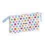 Fourre-tout Smiley Joyful Multicouleur Bleu clair 22 x 12 x 3 cm