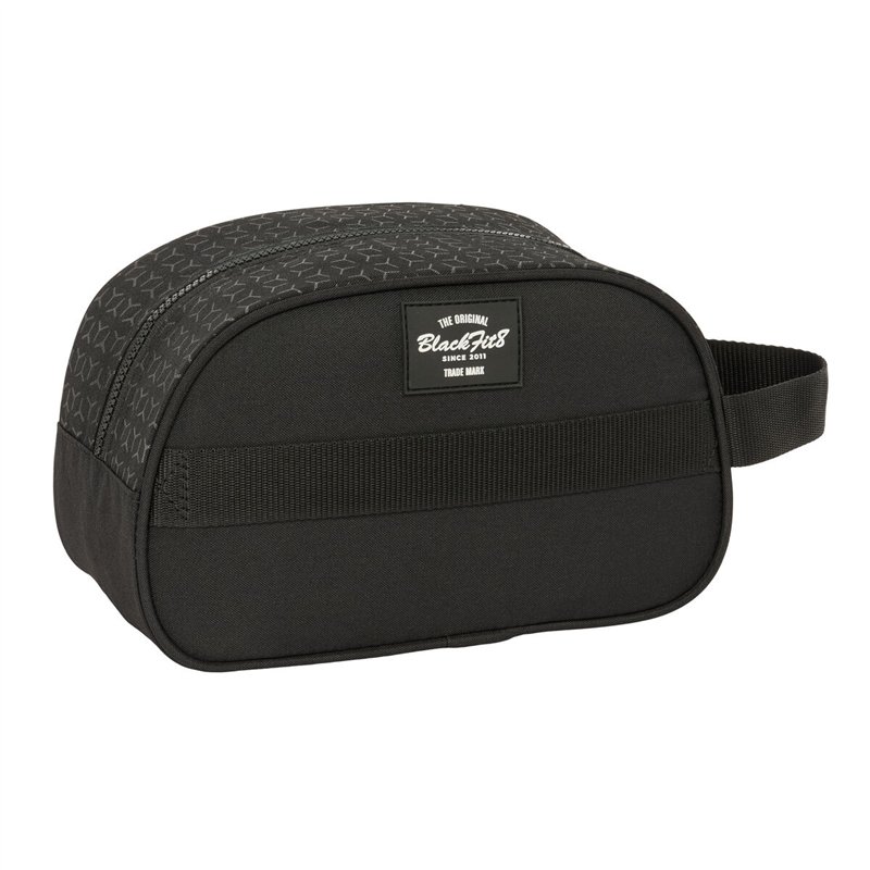 Image secondaire de Nécessaire de Voyage BlackFit8 Old school Noir Gris Recyclable 26 x 15 x 12 cm