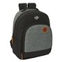 Cartable BlackFit8 Old school Noir Gris 32 x 42 x 15 cm