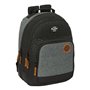 Cartable BlackFit8 Old school Noir Gris 32 x 42 x 15 cm