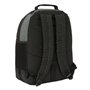 Cartable BlackFit8 Old school Noir Gris 32 x 42 x 15 cm
