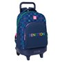 Cartable à roulettes Benetton Damero Blue marine 33 x 45 x 22 cm