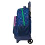 Cartable à roulettes Benetton Damero Blue marine 33 x 45 x 22 cm