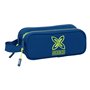 Trousse Fourre-Tout Double Munich North Blue marine 21 x 8 x 6 cm