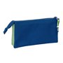 Trousse Fourre-Tout Triple Munich North Blue marine 22 x 12 x 3 cm