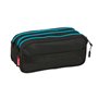 Trousse Fourre-Tout Triple Kelme Iron Noir 21,5 x 10 x 8 cm