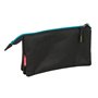 Trousse Fourre-Tout Triple Kelme Iron Noir 22 x 12 x 3 cm