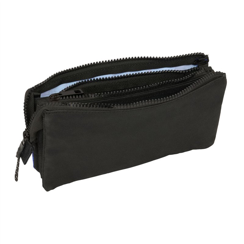 Image secondaire de la Trousse Fourre-Tout Triple El Niño Roller Bleu Noir 22 x 12 x 3 cm