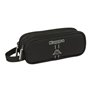Trousse Fourre-Tout Double Kappa Dark Noir 21 x 8 x 6 cm