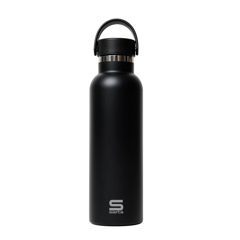 Bouteille Thermique Safta Negro Noir Silicone Acier inoxydable