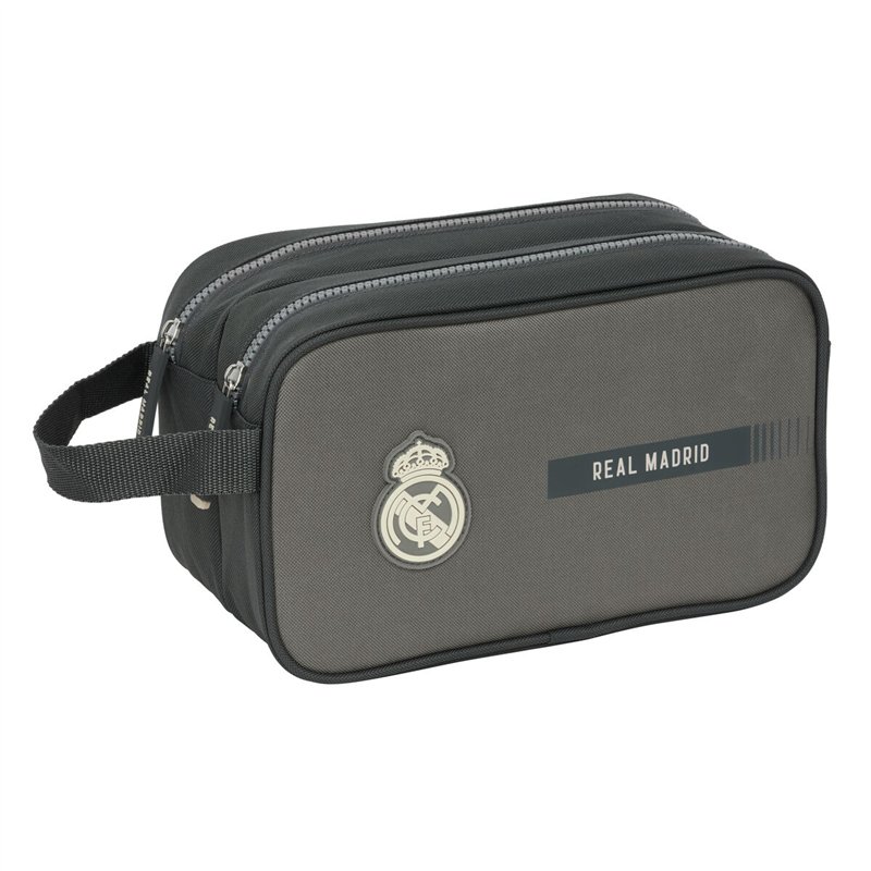 Nécessaire de Voyage Real Madrid C.F. Gris Sportif 26 x 15 x 12.5 cm