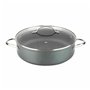Casserole avec Couvercle Fagor Gris Ø 28 cm Aluminium forgé
