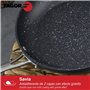 Poêle Fagor Savia Aluminium forgé Gris Ø 24 cm