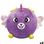 Jouet Peluche Eolo Violet Tissu Peluche Plastique 45 x 45 x 45 cm Gonflable (4 Unités)