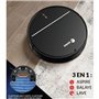 FAGOR FGR200 - Aspirateur Robot connecté 3 en 1  - 80 min - 12 W - 600 ml - Noir
