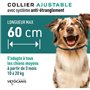 Collier répulsif puces tiques et moustiques - VETOCANIS - Chien de 10 a 20 kg - Extraits Naturels Margosa et Lavandin (Lot de 2)