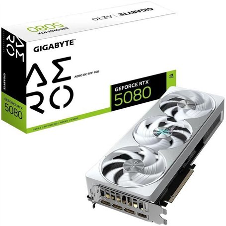 Carte graphique - GIGABYTE - GeForce RTX 5080 AERO OC SFF - 16 Go