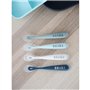 Cuilleres en silicone pour bébé BEABA - Lot de 4 - Souple et ergonomique - Storm