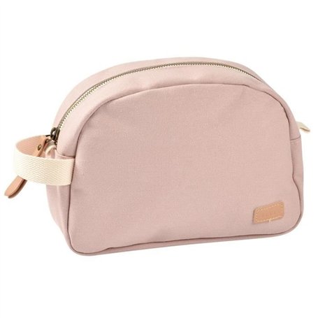 BEABA, Trousse de toilette bébé canvas rose poudré
