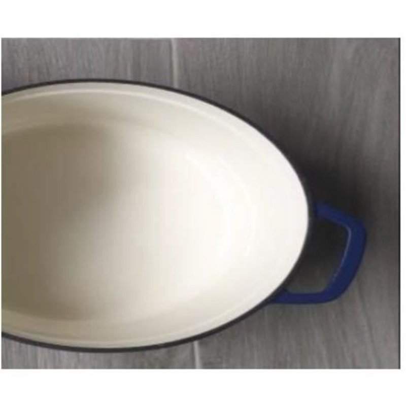 Image secondaire de Cocotte fonte massive - GSW - BLUE MAGIC - 33 x 25 cm - Ovale - Induction - Bleu