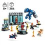 LEGO Marvel 76315 Le Laboratoire d'Iron Man : la Salle des Armures - Jouet garçon, 8 ans
