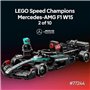 LEGO Lot de 10 écuries Formula 1 Speed Champions - Jeu de construction avec véhicule de course + 1 minifigurine collector